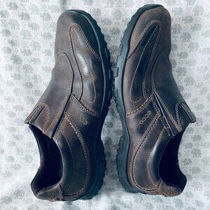 ECCO Casual Leather Slip-on Shoes Flex Loafers Men's 13-14 EU 47